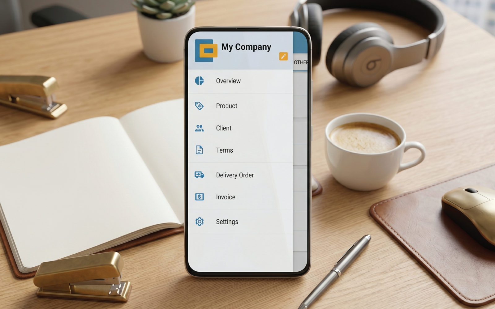 Electronic Invoices & Delivery Orders Mobile Application preview